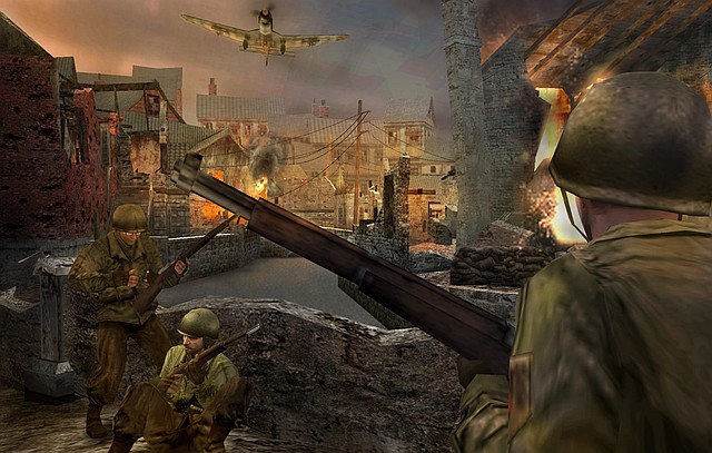 Call of Duty: Big Red One - dobývání městečka ve Francii